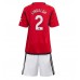 Manchester United Victor Lindelof #2 Babykleding Thuisshirt Kinderen 2023-24 Korte Mouwen (+ korte broeken)